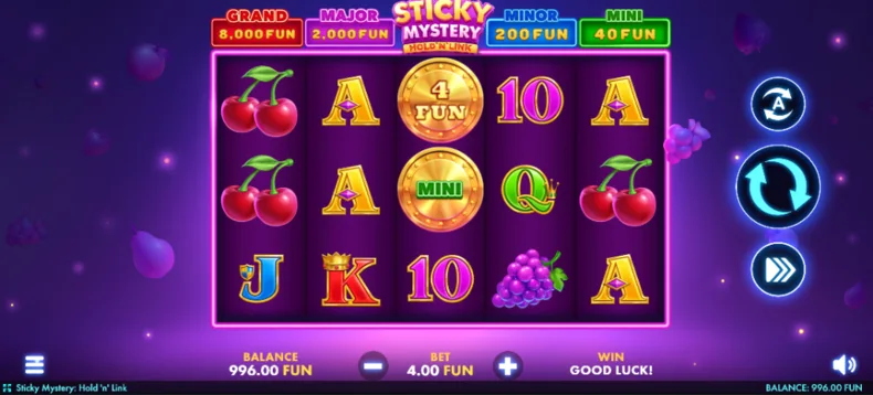 Sticky Mystery Hold N Link Coin Symbols