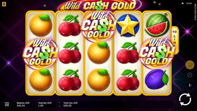 Wild Cash Gold Bonus Symbols
