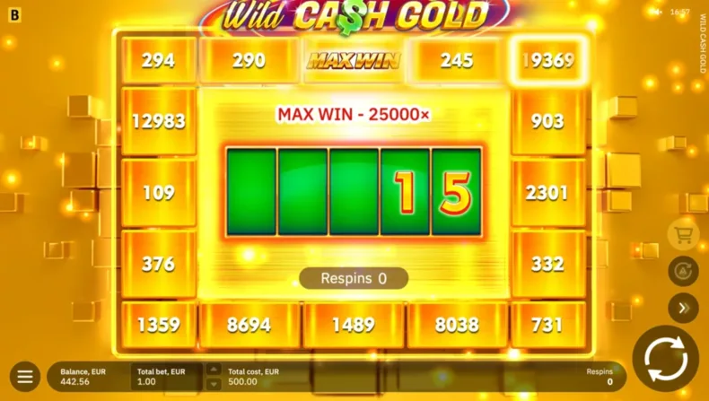 Wild Cash Gold Extreme Bonus