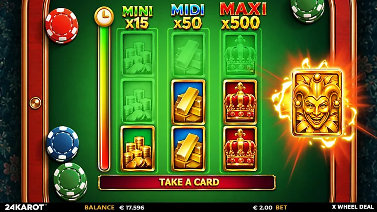 X Wheel Deal Jackpot Bonus Game