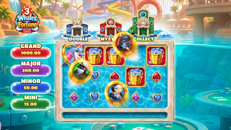 3 Whales of Fortune Bonus