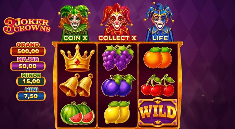 3 Joker Crowns Base Gameplay