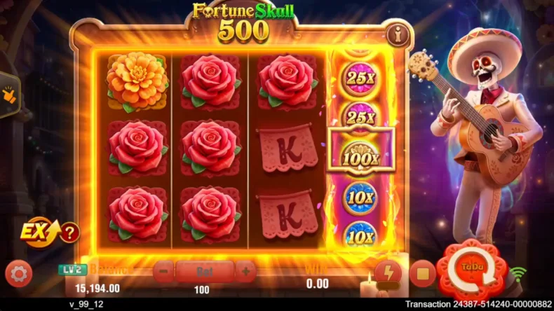 Fortune Skull 500 Special Reel
