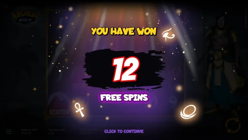 Khonsu Merge Up Free Spins Trigger