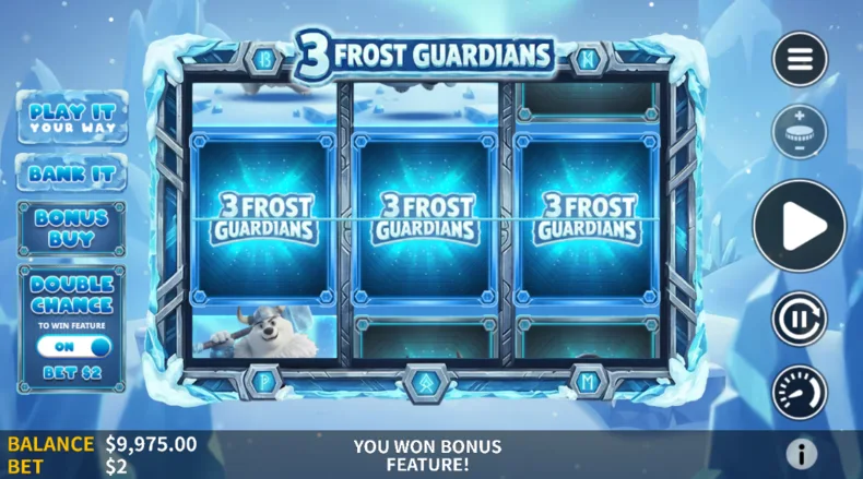 3 Frost Guardians Bonus Trigger