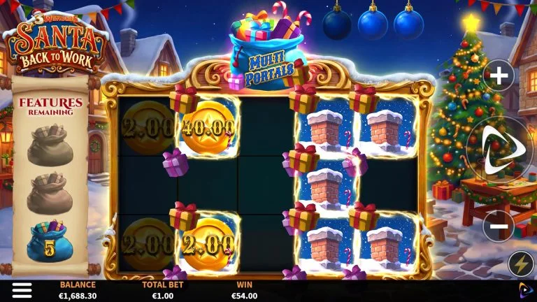 3 Wonders Santa Back to Work Multi Portals