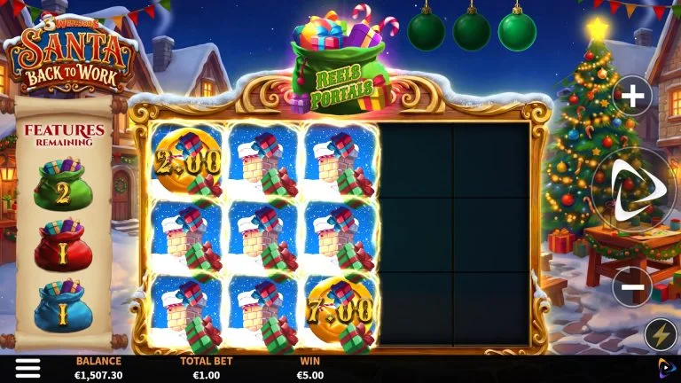 3 Wonders Santa Back to Work Reels Portals
