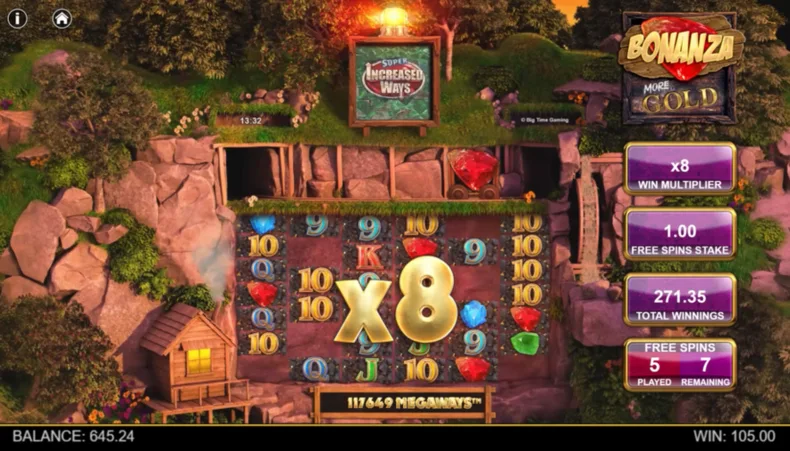 Bonanza More Gold Super Increased Ways