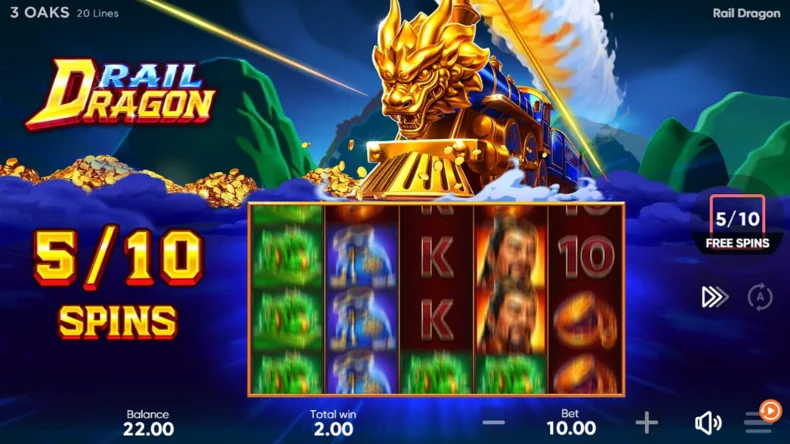 Rail Dragon Free Spins