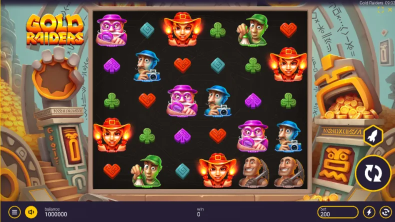 Gold Raiders Base Gameplay