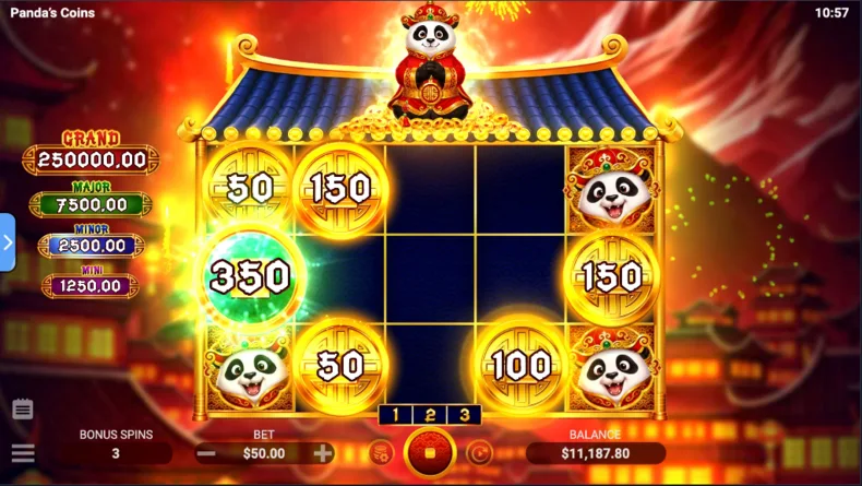 Panda's Coins Bonus Collector