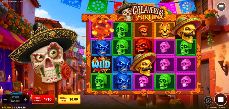 Calaveras Fortuna Free Spins