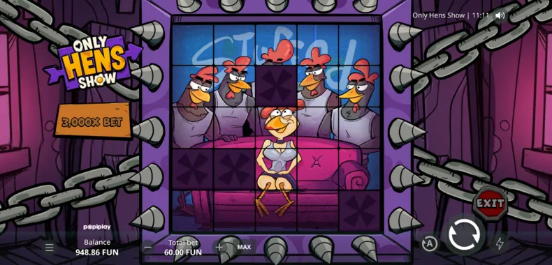 Only Hens Show Winner or Loser Bonus