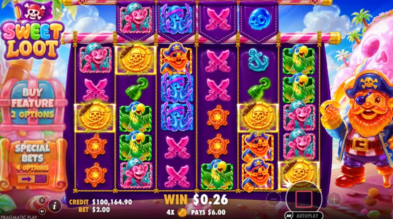 Sweet Loot Free Spins Trigger