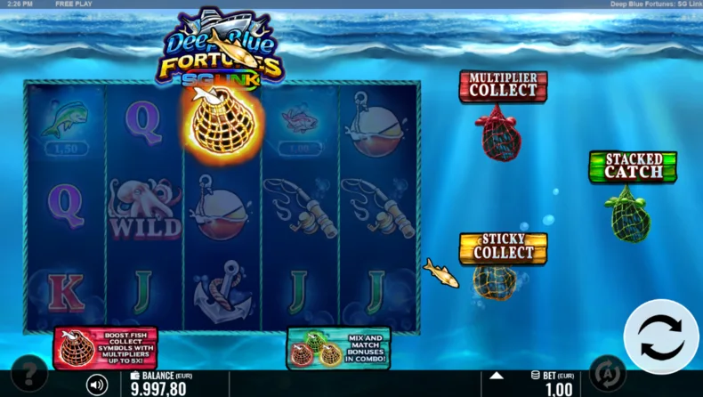 Deep Blue Fortunes Sticky Collect