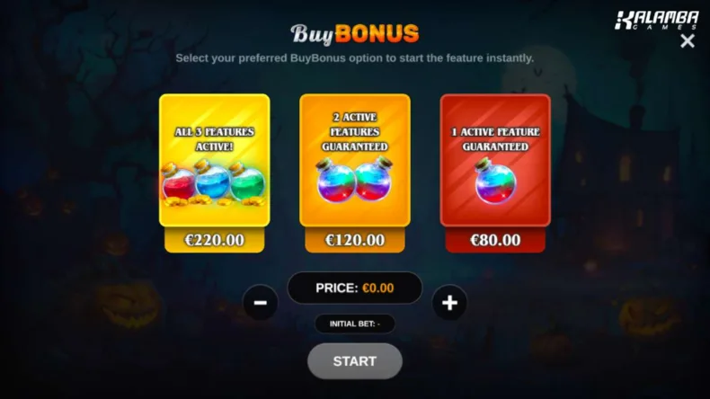 3 Haunted Cauldrons Buy Bonus