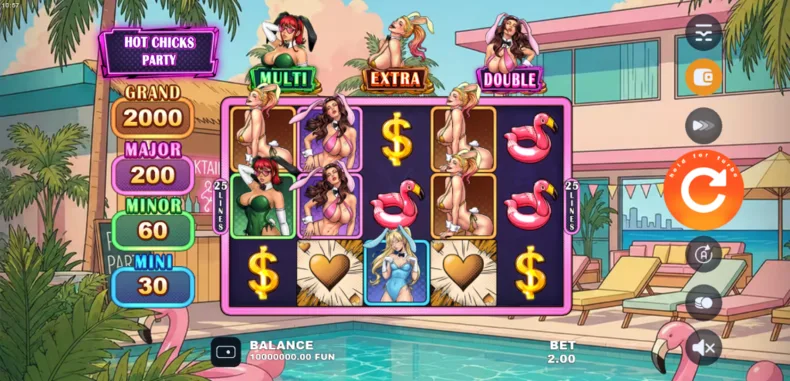 Hot Chicks Party Base Gameplay