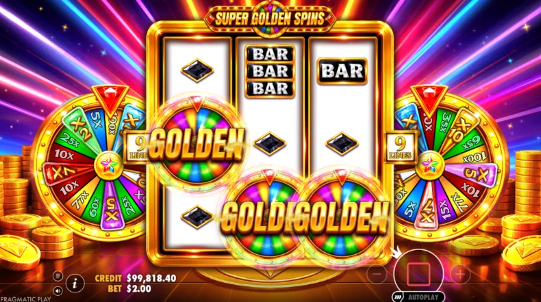 Super Golden Spins Bonus Trigger