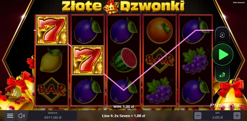 Złote Dzwonki Payline Win