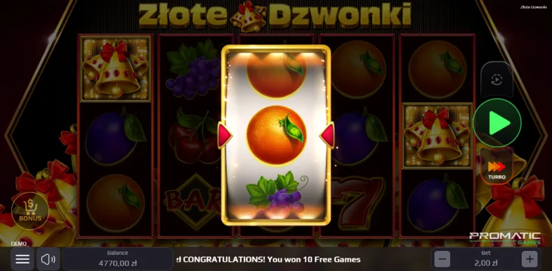 Złote Dzwonki Special Symbol Selection